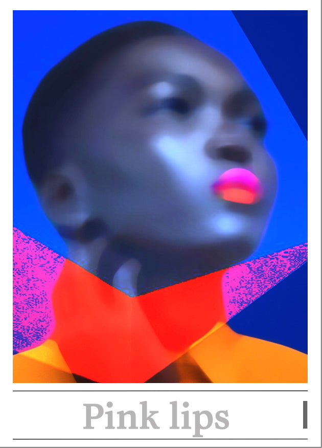 Pink lips, plakat