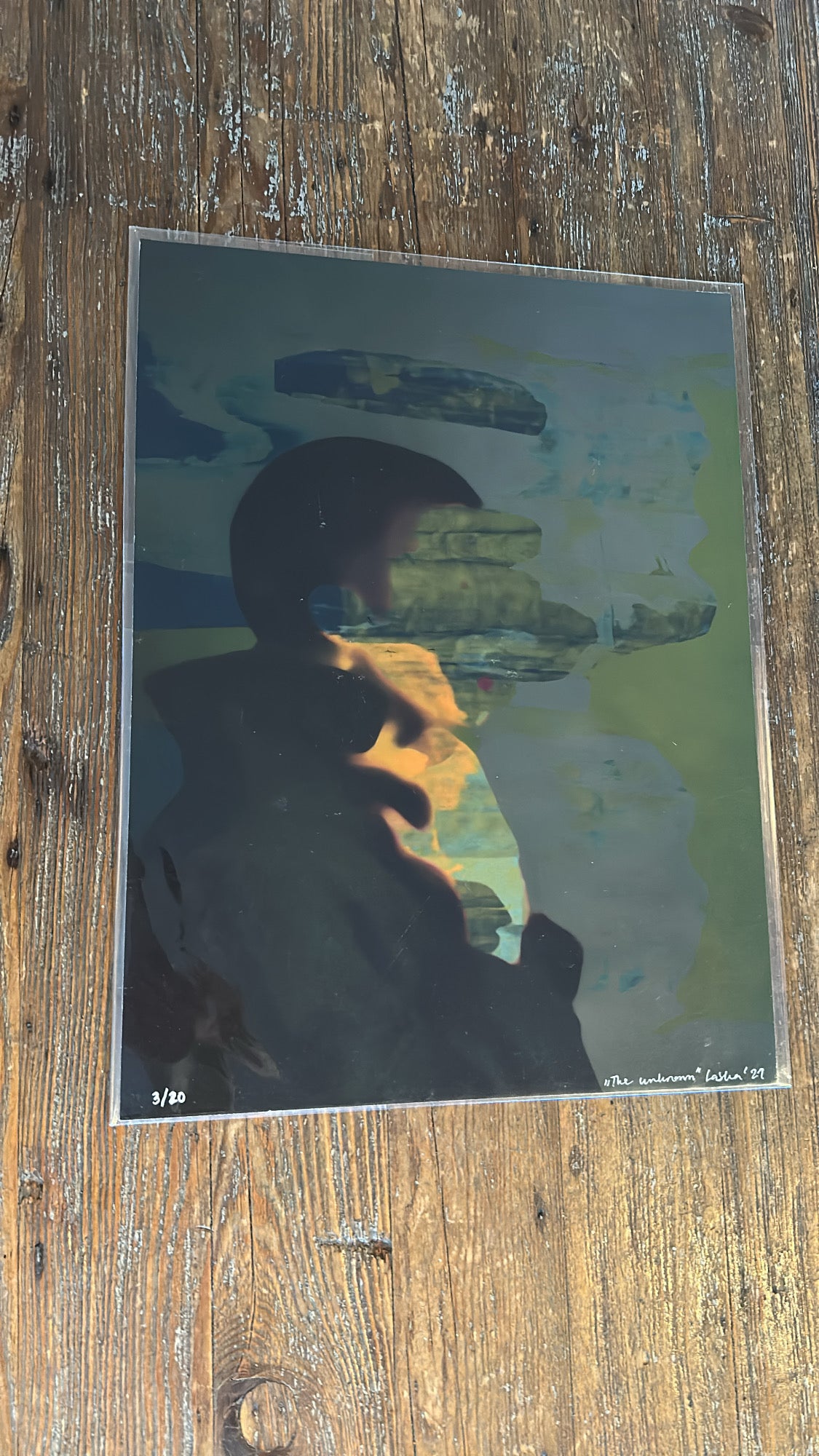 The unknown", 30 x 40 cm
