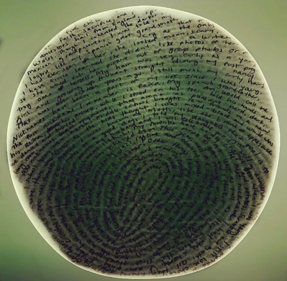 "All the things we said", 50 x 50 cm