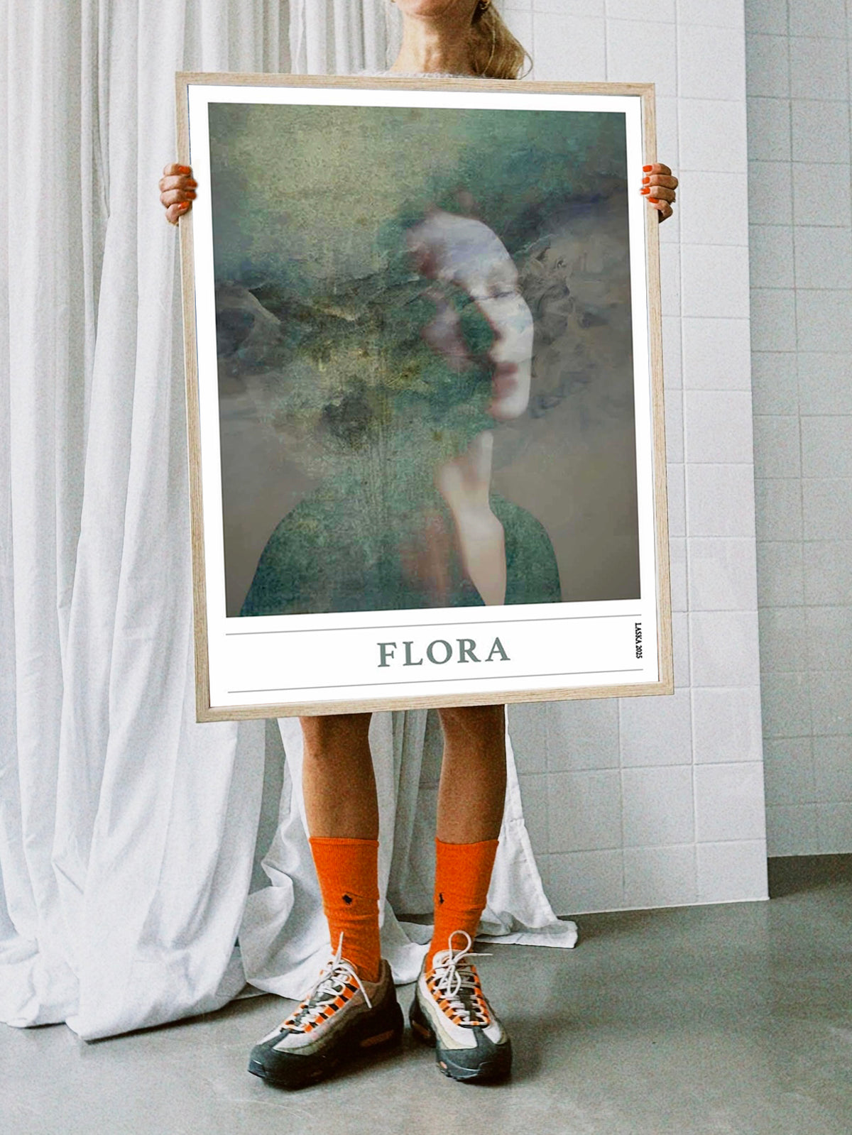 FLORA, NYTT MOTIV, poster, plakat, portrett