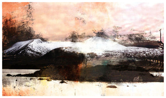 "White mountain", 30 x 40 cm