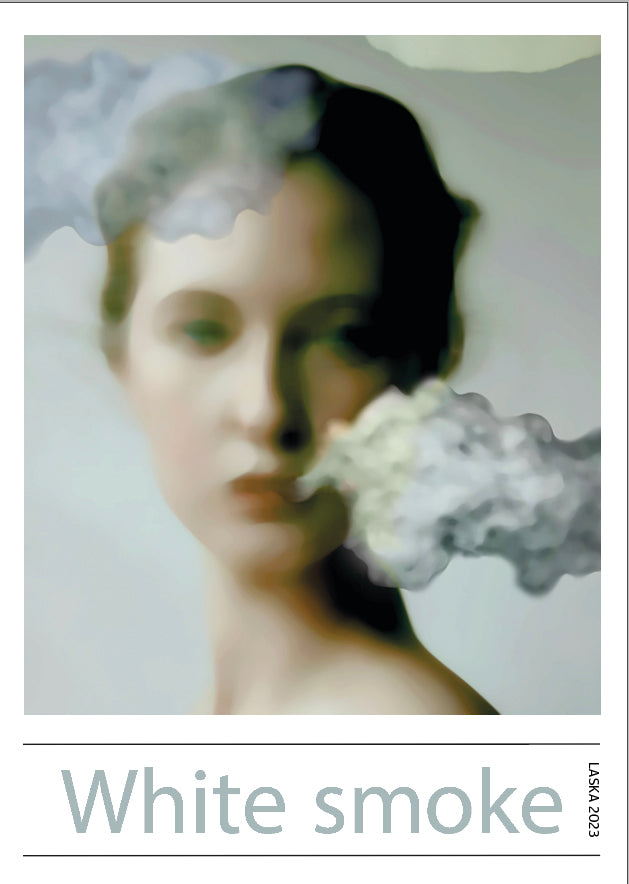 White smoke Plakat